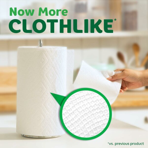 Quick-Size Paper Towels, White, 12 Family Rolls = 30 Regular Rolls - Image 2