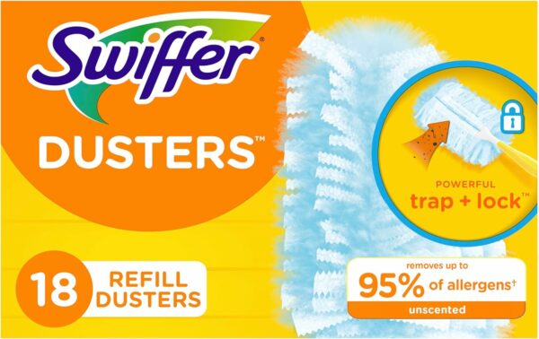 Feather Dusters Multi-Surface Duster Refills, Bamboo, White - Image 7