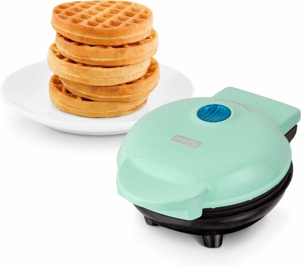 Maker for Individual Waffles, Hash Browns, Keto Chaffles with Easy to Clean, Non-Stick Surfaces