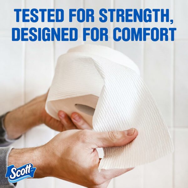 ComfortPlus Toilet Paper, 12 Double Rolls, 231 Sheets per Roll, Septic-Safe, 1-Ply Toilet Tissue - Image 3