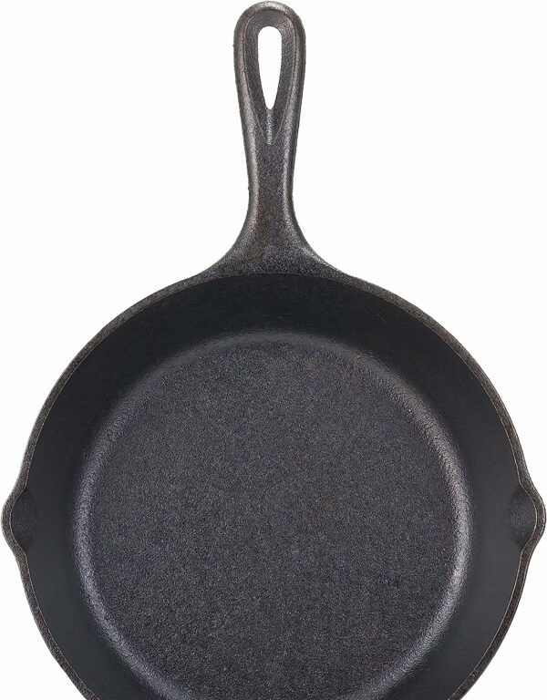 Cast Iron Pre-Seasoned Skillet – Signature Teardrop Handle - Use in the Oven, on the Stove, on the Grill, or Over a Campfire - Image 3