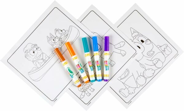 Bluey Color Wonder, 18 Bluey Coloring Pages, Mess Free Coloring for Toddlers, Easter Basket Stuffer, Bluey Toys & Gifts - Image 5