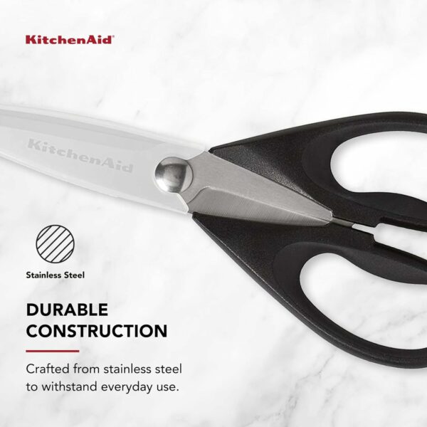 All Purpose Kitchen Shears with Protective Sheath for Everyday use, Dishwasher Safe Stainless Steel Scissors with Comfort Grip - Image 5