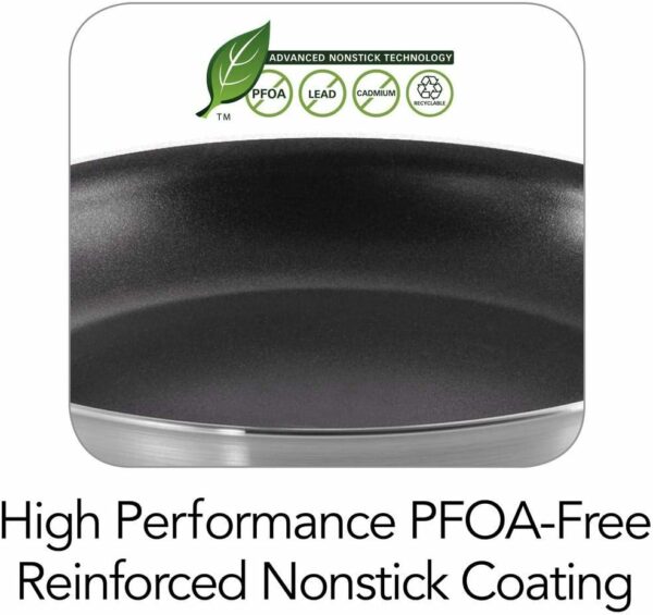 Professional Aluminum Nonstick Restaurant Fry Pan, 10", NSF-Certified - Image 4