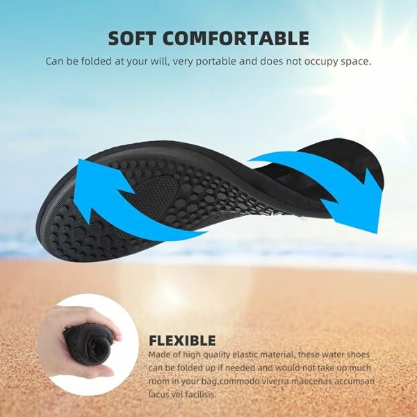 Water Shoes for Women Men Quick-Dry Aqua Socks Swim Beach Barefoot Yoga Exercise Wear Sport Accessories Pool Camping - Image 4