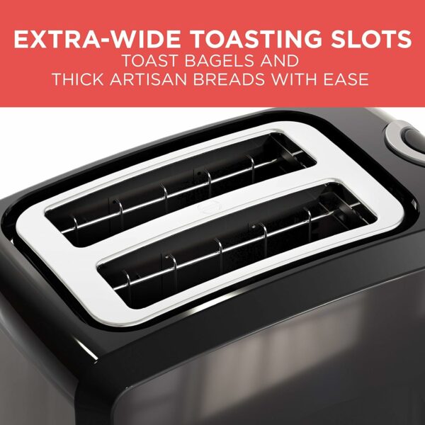 2-Slice Toaster, T2569B, Extra Wide Slots, 6 Shade Settings, 850 Watts, Crub Tray, Cancel Button - Image 5