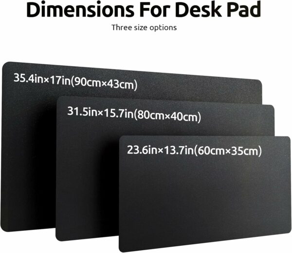 Desk Pad Protector, Office Desk Mat, Large Mouse Pad, Non-Slip PU Leather Desk Blotter, Laptop Desk Pad, Waterproof Desk Writing Pad for Office and Home - Image 4