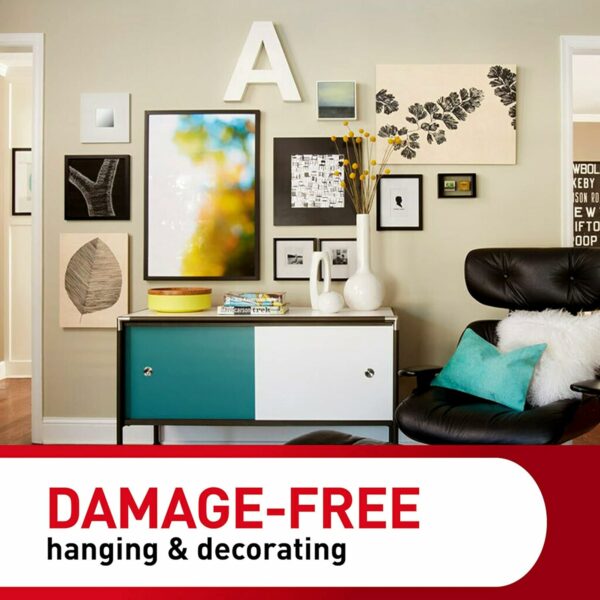 Heavyweight Picture Hanging Strips, Damage Free Hanging Picture Hangers, Heavy Duty Wall Hanging Strips for Living Spaces - Image 3