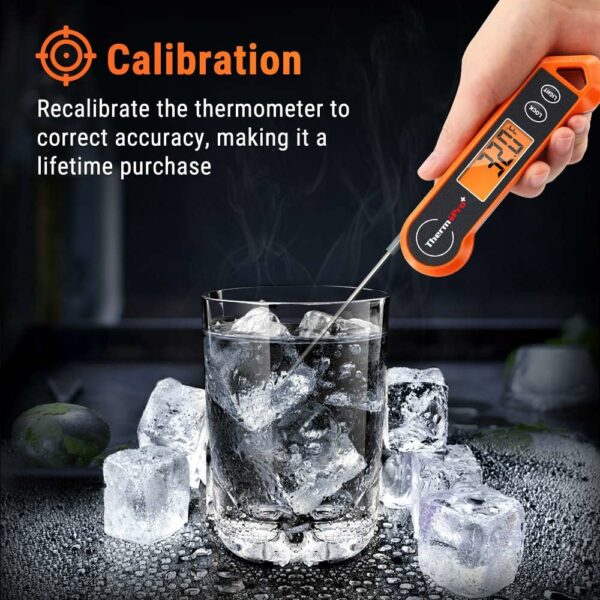 Digital Meat Thermometer for Cooking with Ambidextrous Backlit and Motion Sensing Kitchen Cooking Food Thermometer - Image 4