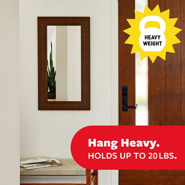 Heavyweight Picture Hanging Strips, Damage Free Hanging Picture Hangers, Heavy Duty Wall Hanging Strips for Living Spaces - Image 2