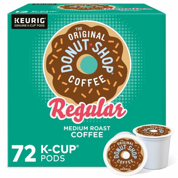 Original Donut Shop Regular Keurig Single-Serve K-Cup Pods, Medium Roast Coffee