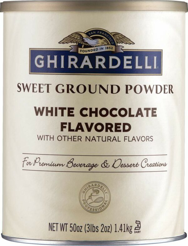 Sweet Ground White Chocolate Flavor Powder, 3.12 lbs.