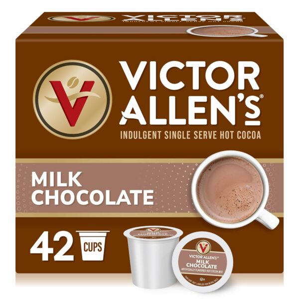 Coffee Milk Chocolate Flavored Hot Cocoa Mix, 42 Count, Single Serve K-Cup Pods for Keurig K-Cup Brewers