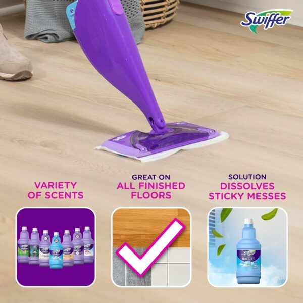 WetJet Multi-Purpose Floor Cleaner Solution with Febreze Refill, Lavender Scent, 1.25 Liter - Image 3