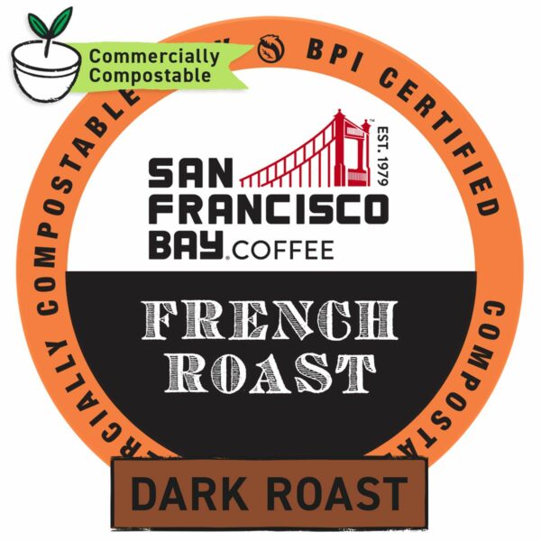 Compostable Coffee Pods - French Roast (80 Ct) K Cup Compatible including Keurig 2.0, Dark Roast - Image 3