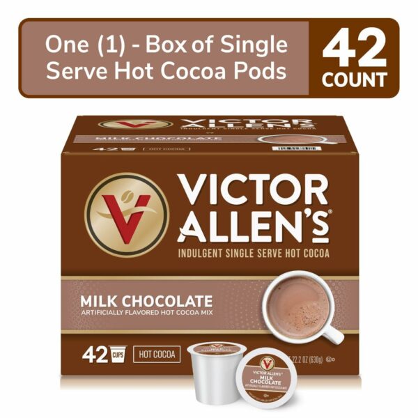 Coffee Milk Chocolate Flavored Hot Cocoa Mix, 42 Count, Single Serve K-Cup Pods for Keurig K-Cup Brewers - Image 3