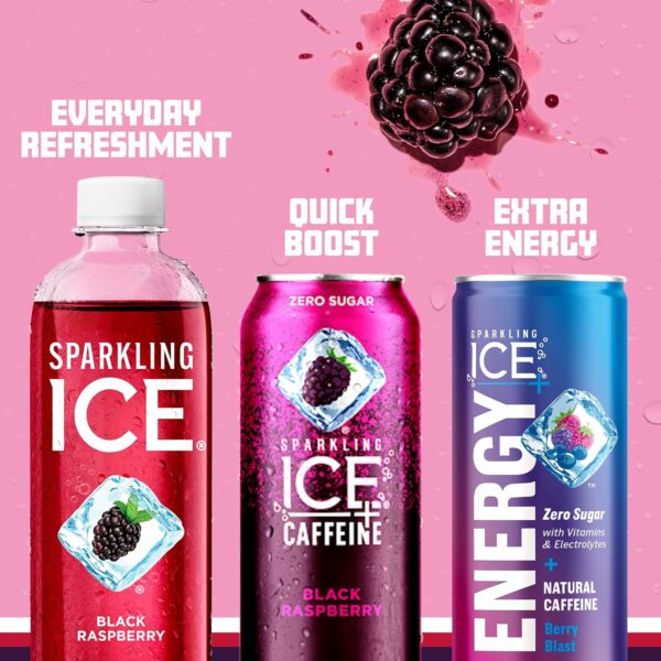 Flavored Water, Zero Sugar, with Vitamins and Antioxidants, 17 fl oz, 12 count (Black Raspberry, Cherry Limeade, Orange Mango, Kiwi Strawberry) - Image 5