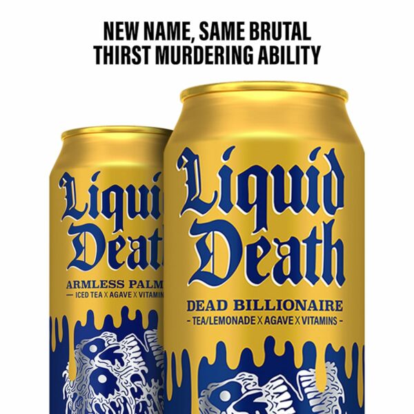 Dead Billionaire Iced Tea, Half Lemonade Half Black Tea Sweetened With Real Agave, B12 & B6 Vitamins, Low Calorie & Low Sugar - Image 5