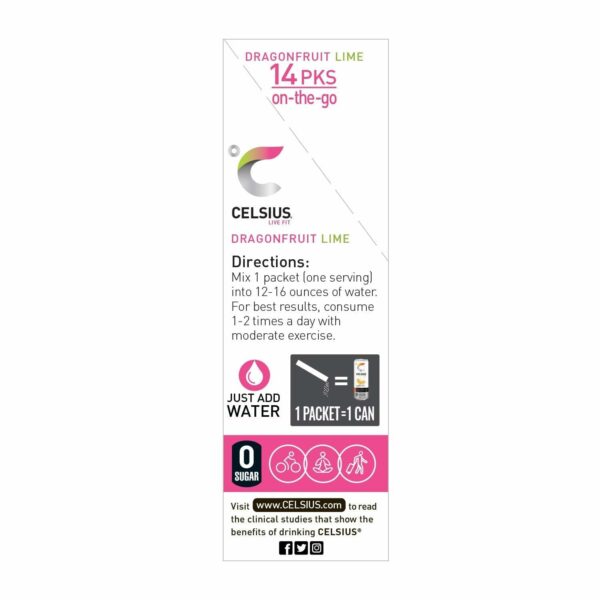 Dragonfruit Lime On-the-Go Powder Stick Packs, Zero Sugar - Image 6