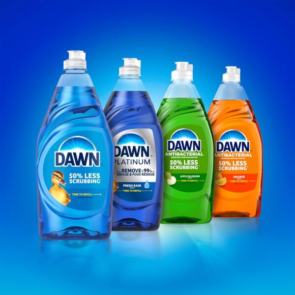 Dawn Platinum Dishwashing Liquid Dish Soap, Refreshing Rain Scent, 32.7 fl oz - Image 6