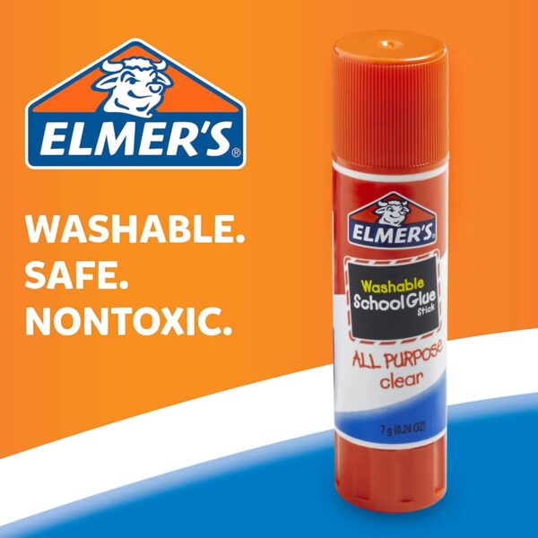 Elmer's All Purpose School Glue Sticks, Washable, 7 Grams, 30 Count - Image 6